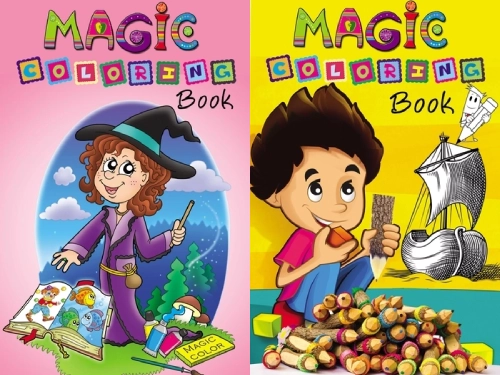 magic coloring books